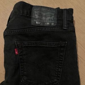 Men’s Levi’s 511 black jeans